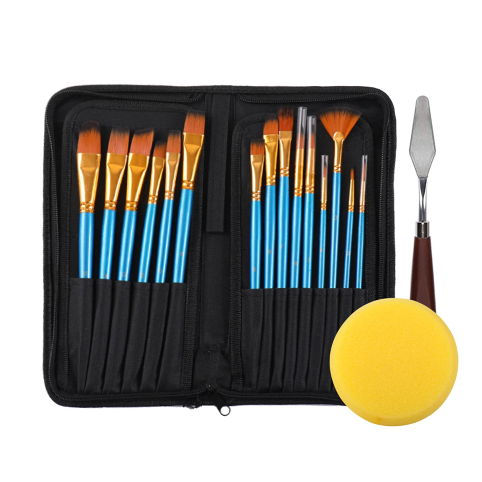 17Pcs Painting Brushes Kit for Acrylic Oil Watercolor Gouache Painting School Art Supplies
17Pcs Painting Brushes Kit for Acrylic Oil Watercolor Gouache Painting School Art Supplies