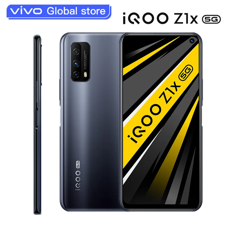 Оригинальный vivo iQOO Z1x 5G мобильный телефон Snapdragon 76 Celular 5000 мАч батарея 120 Гц частота