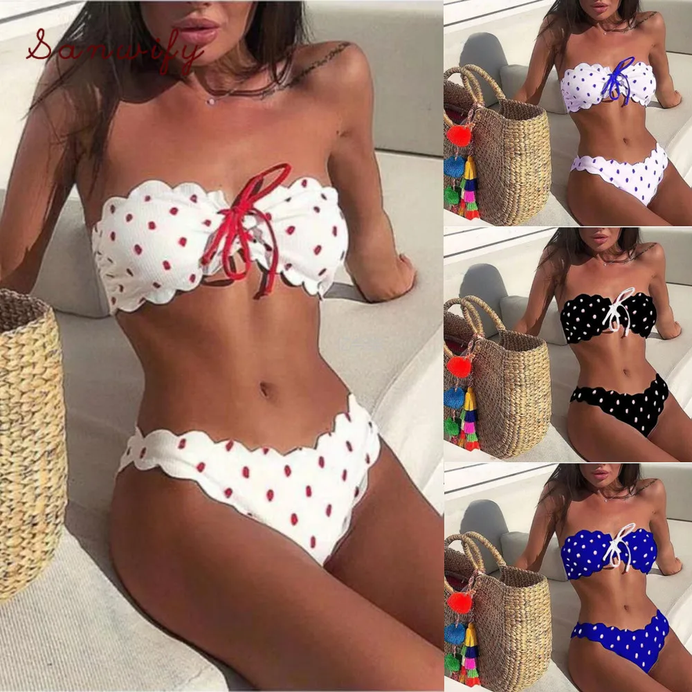 Bikini Set Sexy Dot Bikini Women 2020 Two Piece Swimsuit Push Up Swimwear Bathing Suit Beach Wear Swimming Suit
Bikini Set Sexy Dot Bikini Women 2020 Two Piece Swimsuit Push Up Swimwear Bathing Suit Beach Wear Swimming Suit