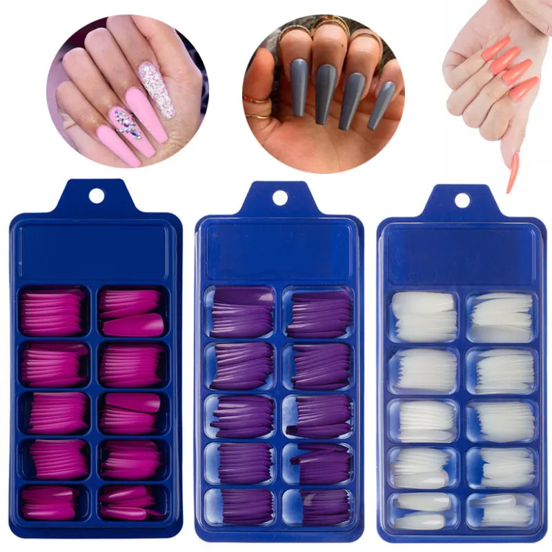 100Pcs Mixed Candy Color Fake Nails Full Mask Matte Acrylic Ballerina Fake Nails DIY Beauty CoffinFakeNail Extension Tool CL03
100Pcs Mixed Candy Color Fake Nails Full Mask Matte Acrylic Ballerina Fake Nails DIY Beauty CoffinFakeNail Extension Tool CL03