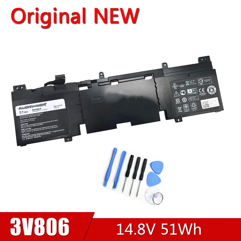 3V806 новый оригинальный аккумулятор для ноутбука Dell Alienware 13 R2 Series ALW13ED-2708 2608 2808 1508 1608 N1WM4 62N2T 2P9KD 14,8 V 51Wh
3V806 новый оригинальный аккумулятор для ноутбука Dell Alienware 13 R2 Series ALW13ED-2708 2608 2808 1508 1608 N1WM4 62N2T 2P9KD 14,8 V 51Wh