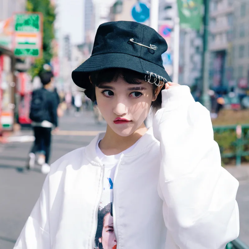 Brooch Ring Harajuku Bucket Hat Men Women Unisex K Pop Bob Outdoor Beach Sun Hat Fashion Panama Stylish Fishing Fisherman Cap
Brooch Ring Harajuku Bucket Hat Men Women Unisex K Pop Bob Outdoor Beach Sun Hat Fashion Panama Stylish Fishing Fisherman Cap