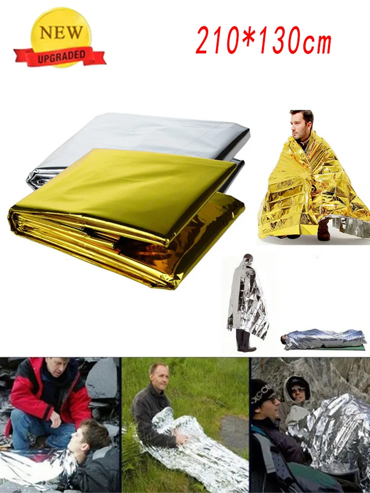 Аварийное одеяло, устойчивое к разрыву ветрозащитное тепловое одеяло из фольги, уличное отражающее одеяло для первой помощи для выживания ... 
Аварийное одеяло, устойчивое к разрыву ветрозащитное тепловое одеяло из фольги, уличное отражающее одеяло для первой помощи для выживания ...
