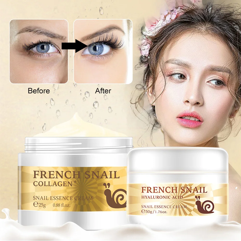 Snail Cream Hyaluronic Acid Anti-Wrinkle Anti-Aging Facial Day Cream Collagen Moisturizing Nourishing Skin Facial Care
Snail Cream Hyaluronic Acid Anti-Wrinkle Anti-Aging Facial Day Cream Collagen Moisturizing Nourishing Skin Facial Care
