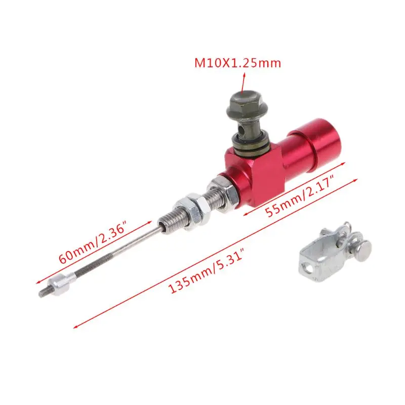 Motorcycle Hydraulic Clutch Master Cylinder Rod Brake Pump M10x1.25mm Aluminum
Motorcycle Hydraulic Clutch Master Cylinder Rod Brake Pump M10x1.25mm Aluminum