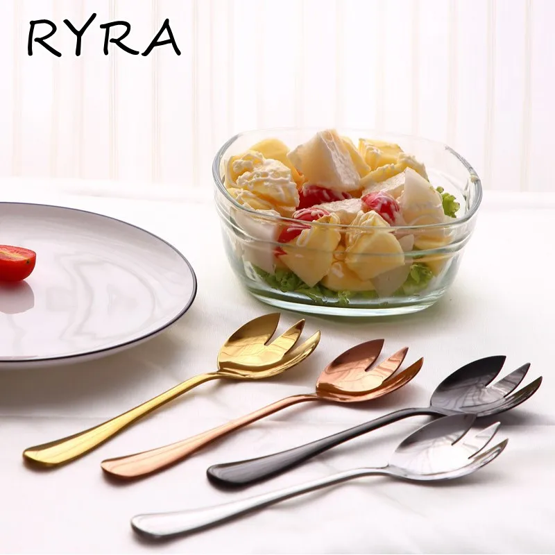 2pcs Stainless Steel Gold Salad Spoon Fork Set Ice Cream Coffee Dessert Stirring Spoon Party Kitchen Dinnerware Tableware Gift
2pcs Stainless Steel Gold Salad Spoon Fork Set Ice Cream Coffee Dessert Stirring Spoon Party Kitchen Dinnerware Tableware Gift