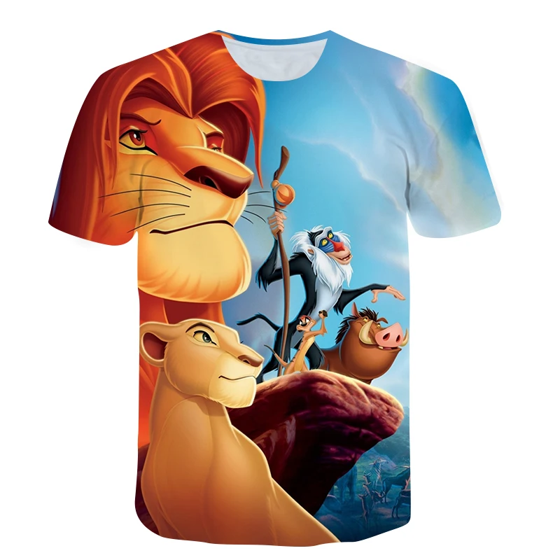 Children Costume Tees Boys Girls The King of Lion Guard Short Sleeve T-Shirt Tee Tops Clothes 2021 New For kids Birthday Gifts
Children Costume Tees Boys Girls The King of Lion Guard Short Sleeve T-Shirt Tee Tops Clothes 2021 New For kids Birthday Gifts