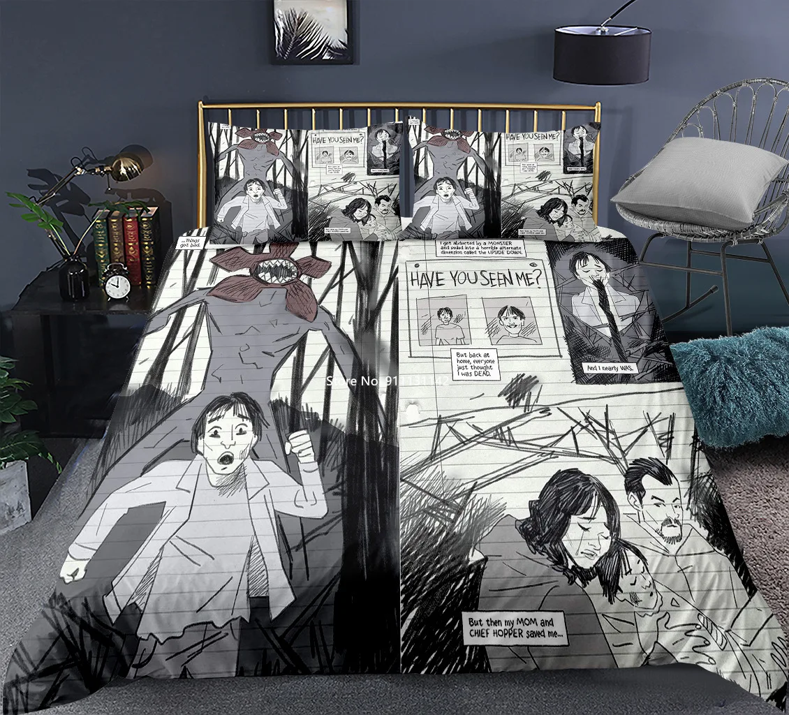 Beste-verkauf Schlafzimmer Dekoration 3D Fremden Dinge Gedruckt Bettwäsche Set Einzel-/Doppel Königin King Size Home Textilien
Beste-verkauf Schlafzimmer Dekoration 3D Fremden Dinge Gedruckt Bettwäsche Set Einzel-/Doppel Königin King Size Home Textilien