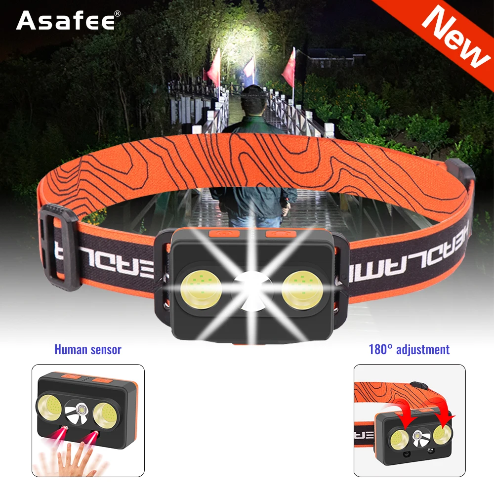 Powerful Headlamp XPG+2*COB LED Headlight USB Rechargeable Head Light Waterproof Light Waist Light Running Light for Camping
Powerful Headlamp XPG+2*COB LED Headlight USB Rechargeable Head Light Waterproof Light Waist Light Running Light for Camping