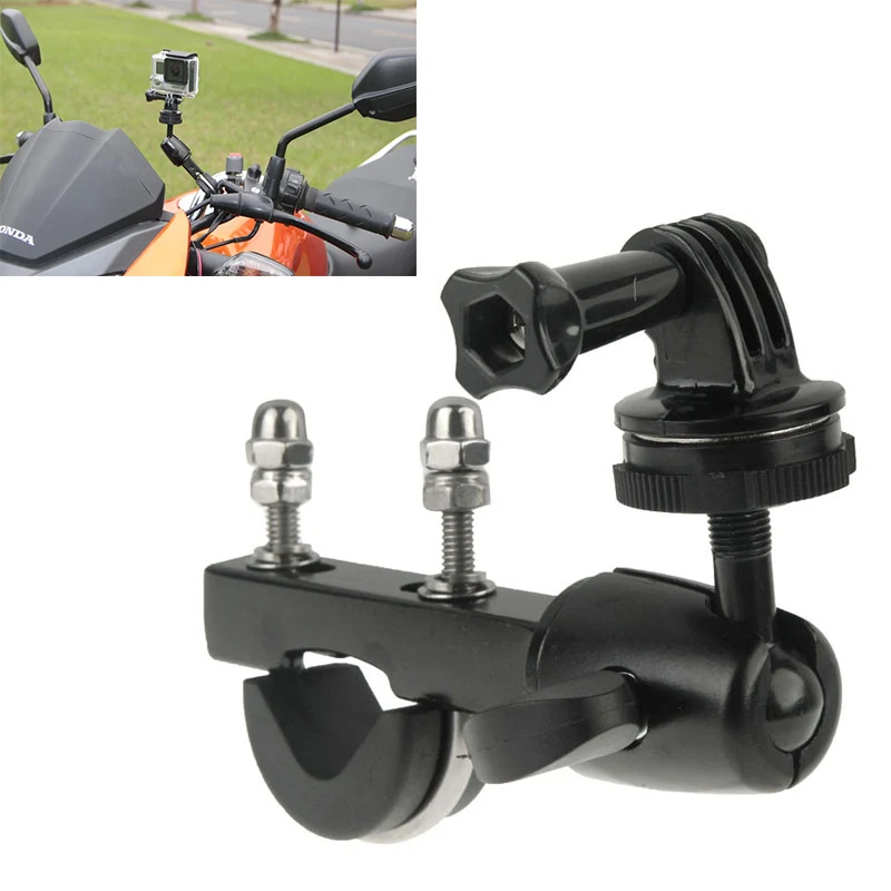 

Motorcycle Bike Handlebar Mount for Go pro GoPro Hero 8 7 6 5 4 3 SJCAM EKEN H9 Xiaomi Yi 4k Action Camera DV Rail Tripod Holder