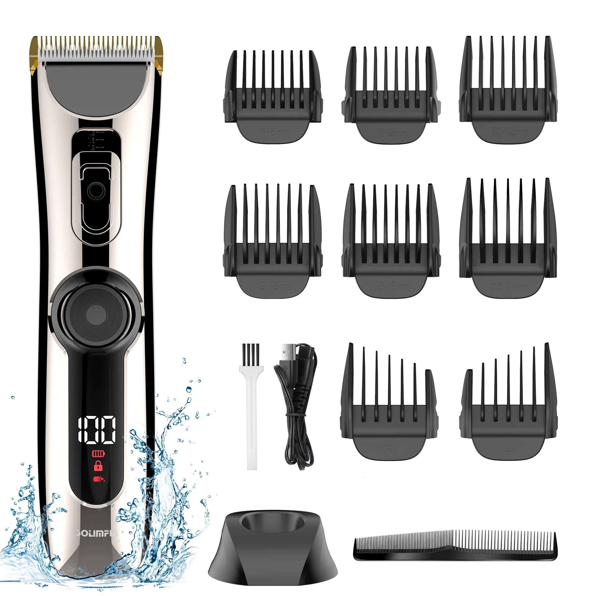 USB Professional Hair Clipper Electric Hair Trimmer Cordless Shaver Beard Trimmer 0mm Men Barber Hair Cutting Machine For Men
USB Professional Hair Clipper Electric Hair Trimmer Cordless Shaver Beard Trimmer 0mm Men Barber Hair Cutting Machine For Men