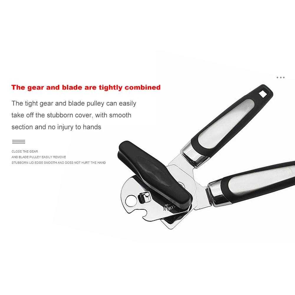 Kitchen Accessory Practical Manual Can Opener Professional Ergonomic Side Cut Powerful Opening Tools Bottle Bar Gadget | Дом и сад