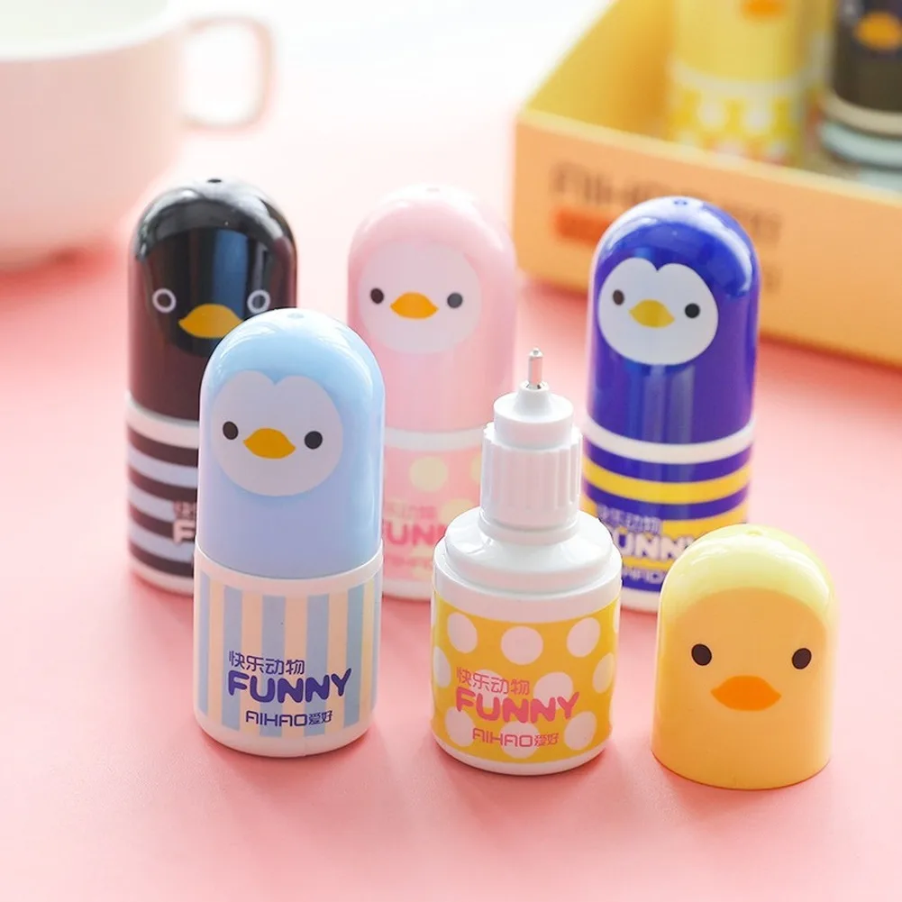 Plastic Correction Fluid Corrector Tape Creative Correction Tape Office School Supplies Cute Stationery Novelty Chick
Plastic Correction Fluid Corrector Tape Creative Correction Tape Office School Supplies Cute Stationery Novelty Chick