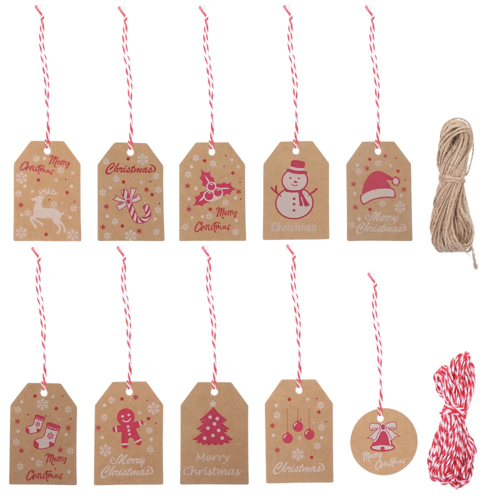 120 Pcs Printed Kraft Paper Gift Cards Creative Decor Tags Xmas Tree Pendants
120 Pcs Printed Kraft Paper Gift Cards Creative Decor Tags Xmas Tree Pendants