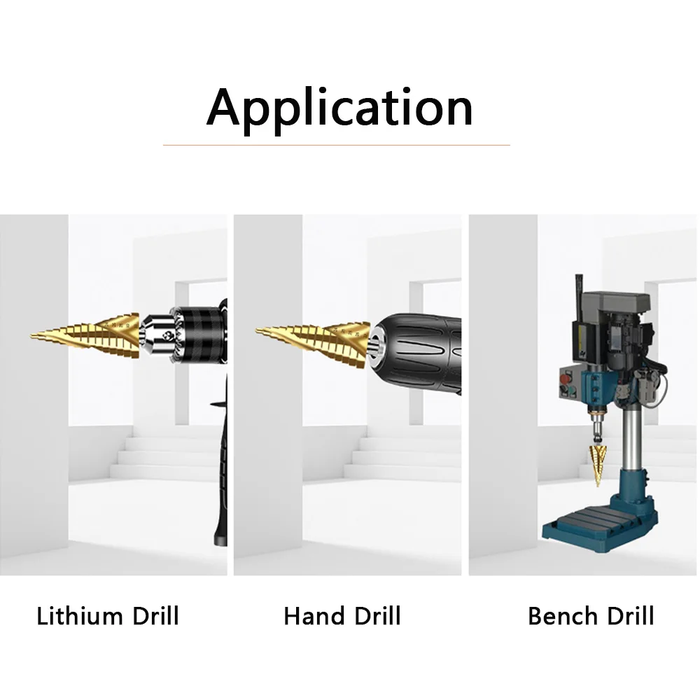 4-32mm HSS Spiral Woodworking Tools Grooved Center Drill Bit Solid Carbide Mini Drill Accessories Titanium Step Cone Drill Bit
4-32mm HSS Spiral Woodworking Tools Grooved Center Drill Bit Solid Carbide Mini Drill Accessories Titanium Step Cone Drill Bit