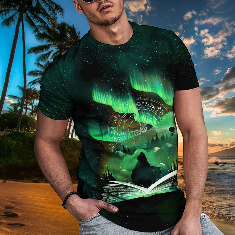 Summer Men 3D Print T Shirt Male Model Show Short T Shirt Sandy beach Trip Outdoor Play Style
Summer Men 3D Print T Shirt Male Model Show Short T Shirt Sandy beach Trip Outdoor Play Style