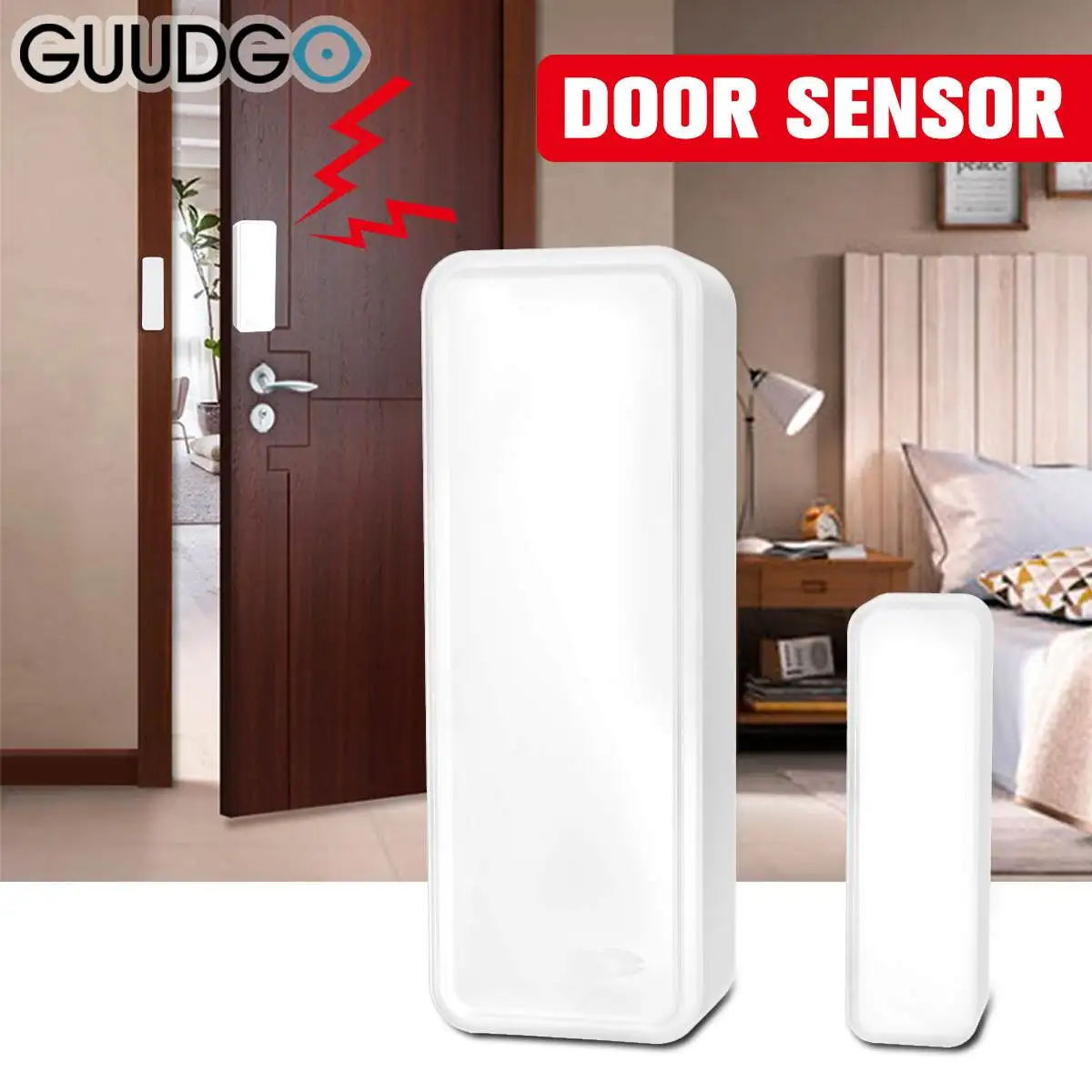 GUUDGO 433MHz Wireless Door Window Door Sensor Detector Magnetic Strip Home Security Detector for Security Alarm Home System
GUUDGO 433MHz Wireless Door Window Door Sensor Detector Magnetic Strip Home Security Detector for Security Alarm Home System