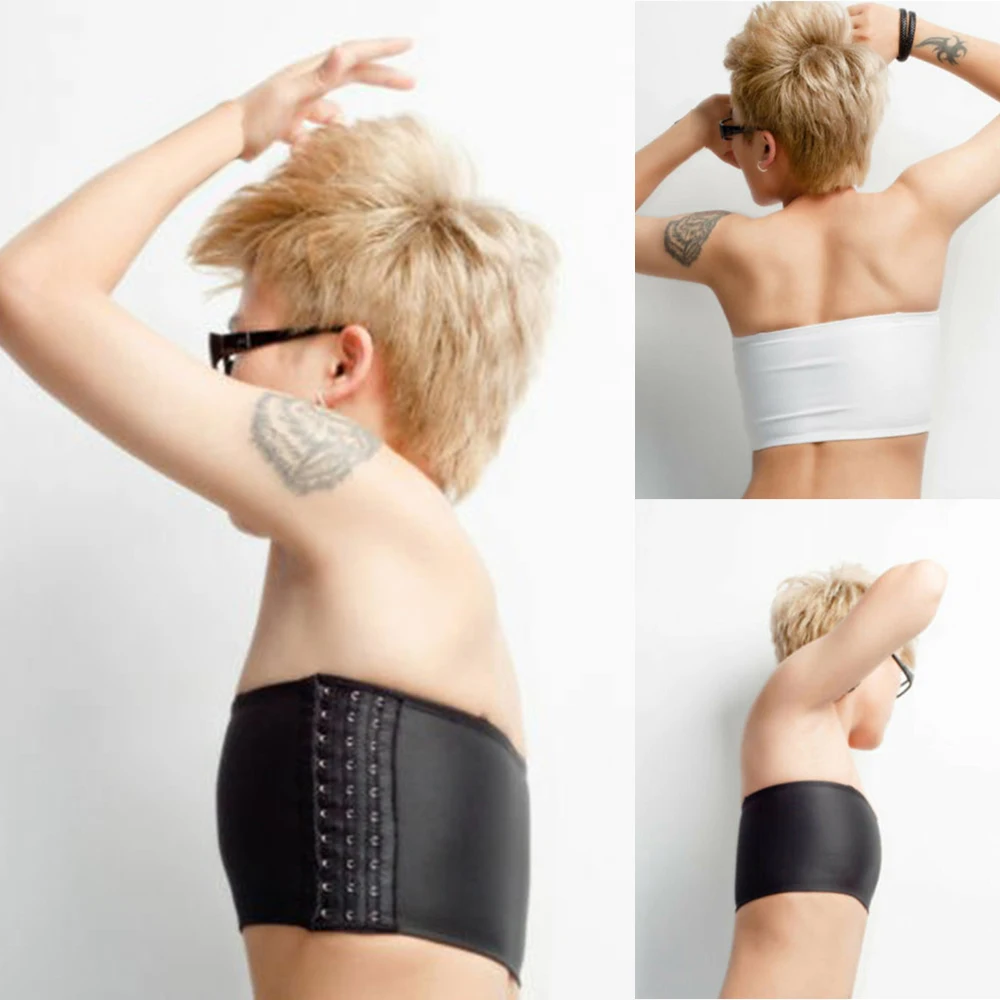 Women Crop Tops Clothes Summer Pure Color Fit Breathable Strapless Chest Breast Binder Trans Lesbian Tomboy Cosplay GYM Sport
Women Crop Tops Clothes Summer Pure Color Fit Breathable Strapless Chest Breast Binder Trans Lesbian Tomboy Cosplay GYM Sport