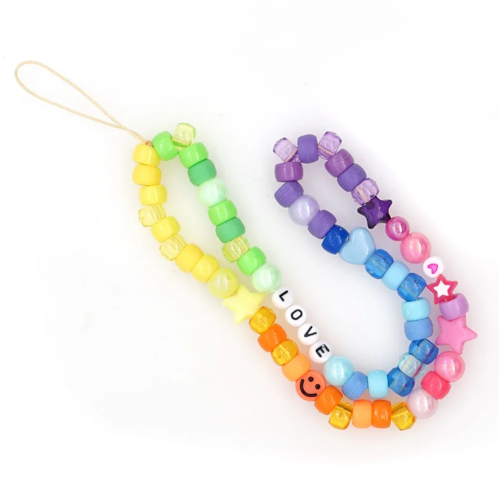 2021 New Colorful Smile Star Beads Chain Lanyard Strap Cord for Mobile Phone Anti-lost Chain for Women Cellphone Accessories
2021 New Colorful Smile Star Beads Chain Lanyard Strap Cord for Mobile Phone Anti-lost Chain for Women Cellphone Accessories