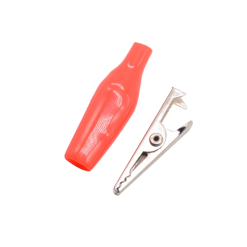 10pcs Metal Crocodile Clip 28mm Alligator Clips small Electrical test probe insulation Plastic sheath Red Black connector crimps
10pcs Metal Crocodile Clip 28mm Alligator Clips small Electrical test probe insulation Plastic sheath Red Black connector crimps