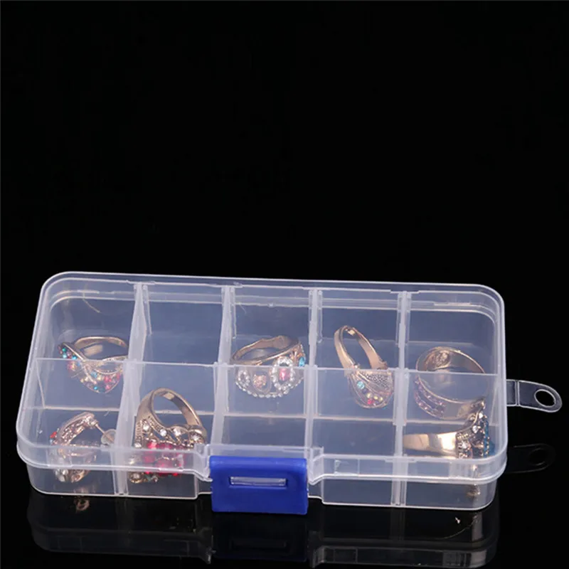Plastic Tool Box Case 10 cells Jewelry Rings Craft Organizer Storage Beads tiny stuff Compartments Containers Makeup Box
Plastic Tool Box Case 10 cells Jewelry Rings Craft Organizer Storage Beads tiny stuff Compartments Containers Makeup Box