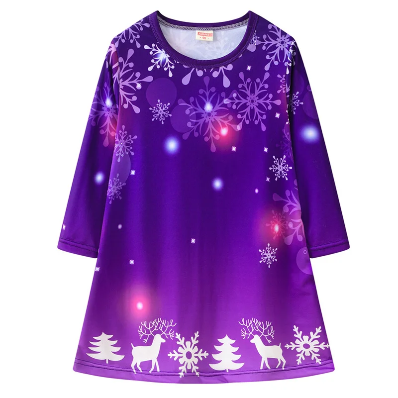 Christmas Print Children's Skirt Lovely Multi-color Cotton Round Neck Top Colorful Long Sleeve Skirts Casual Party Pullover
Christmas Print Children's Skirt Lovely Multi-color Cotton Round Neck Top Colorful Long Sleeve Skirts Casual Party Pullover