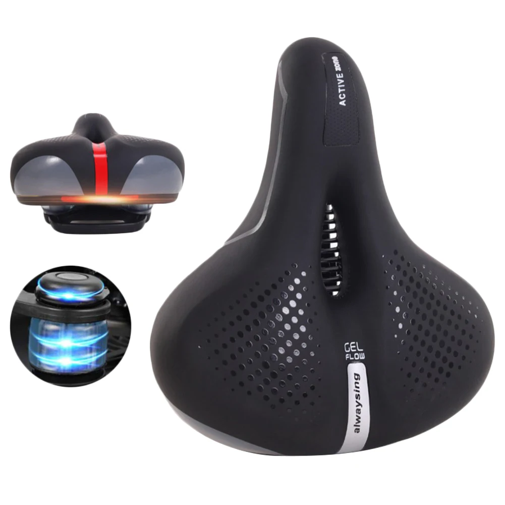 NewGel Bicycle Seat Ergonomic Soft Leather Bicycle Saddle Foam Material Cushioningshock Absorption Mountain Bike Breathable Seat
NewGel Bicycle Seat Ergonomic Soft Leather Bicycle Saddle Foam Material Cushioningshock Absorption Mountain Bike Breathable Seat