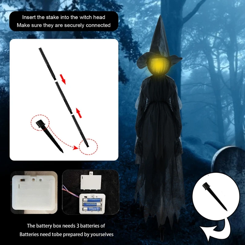 K5DC Halloween Decorations Outdoor Large Light Up Holding Hands Screaming Witches Scary Decor for Home Outside Yard Lawn
K5DC Halloween Decorations Outdoor Large Light Up Holding Hands Screaming Witches Scary Decor for Home Outside Yard Lawn