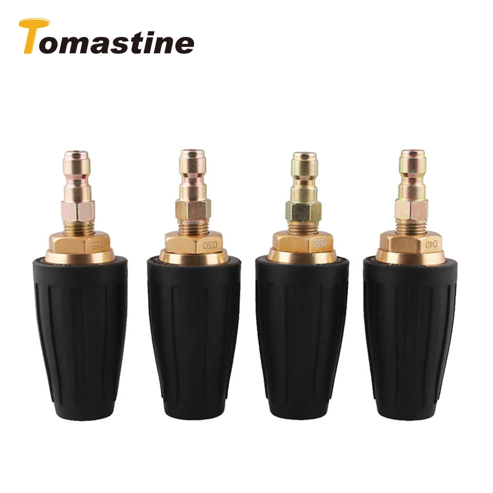 1/4 "High Pressure Washer Rotating Turbine Head Nozzle Nozzle 2.5-4 gal /min 3000PSI
1/4 "High Pressure Washer Rotating Turbine Head Nozzle Nozzle 2.5-4 gal /min 3000PSI