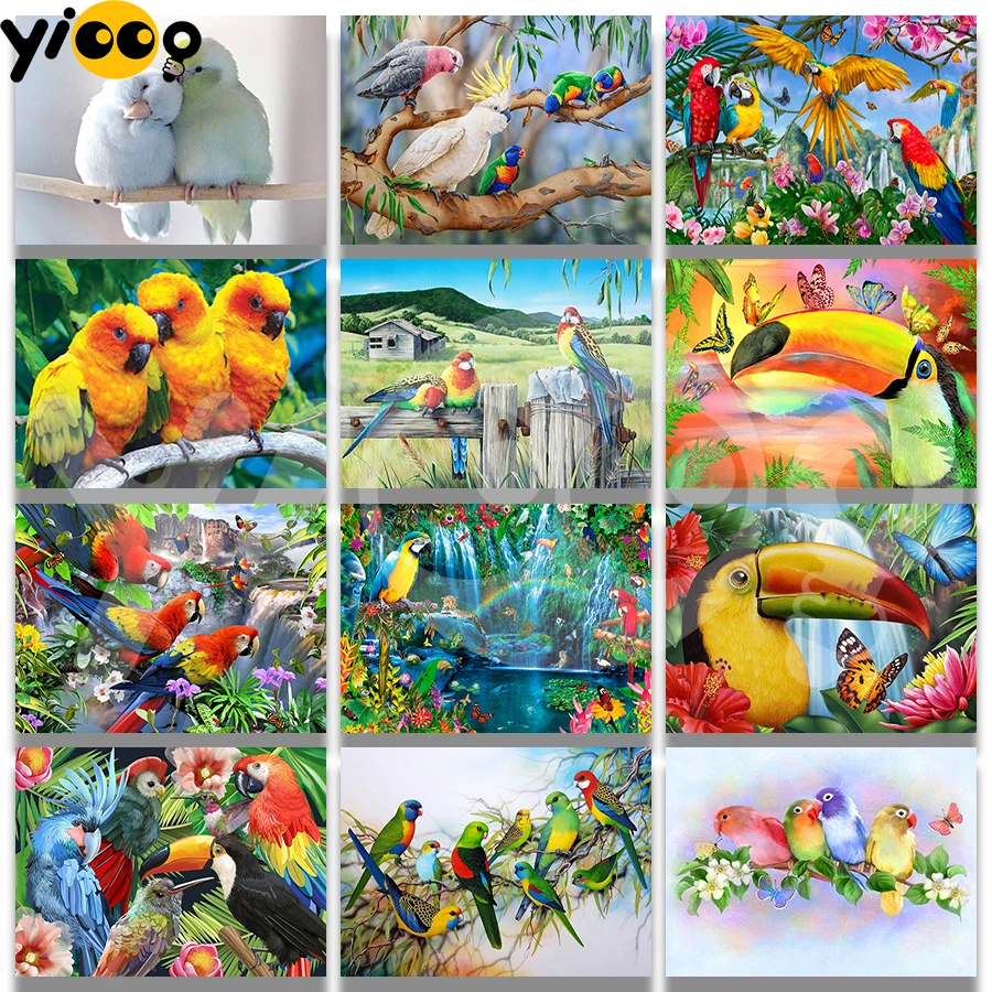 Full Square/Round Drill Diamond Embroidery Cross Stitch Parrot bird Animal Diamond Painting Rhinestone mosaic Home Decor TC12
Full Square/Round Drill Diamond Embroidery Cross Stitch Parrot bird Animal Diamond Painting Rhinestone mosaic Home Decor TC12
