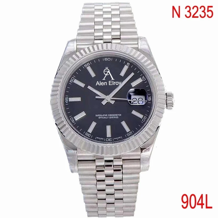 Montre Homme 904L luxury Silver Date-just- Mechanical Watch 1:1 Men sapphire glass black dial watch NOOB ETA 3235 AAA+
Montre Homme 904L luxury Silver Date-just- Mechanical Watch 1:1 Men sapphire glass black dial watch NOOB ETA 3235 AAA+