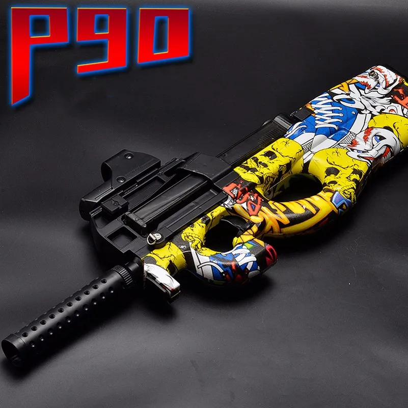 

Outdoor Toys Kids Guns Weapon P90 Rifle Airsoft Air Guns Plastic Model Collection Shoot Water Bullet Guns Paintball Toy For Boys