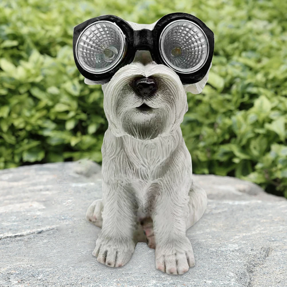 LED Solar Light Pet Dog Sculpture Resin Animal Statue Light Garden Decoration Creative Pastoral Home Decoration Natural Crafts
LED Solar Light Pet Dog Sculpture Resin Animal Statue Light Garden Decoration Creative Pastoral Home Decoration Natural Crafts