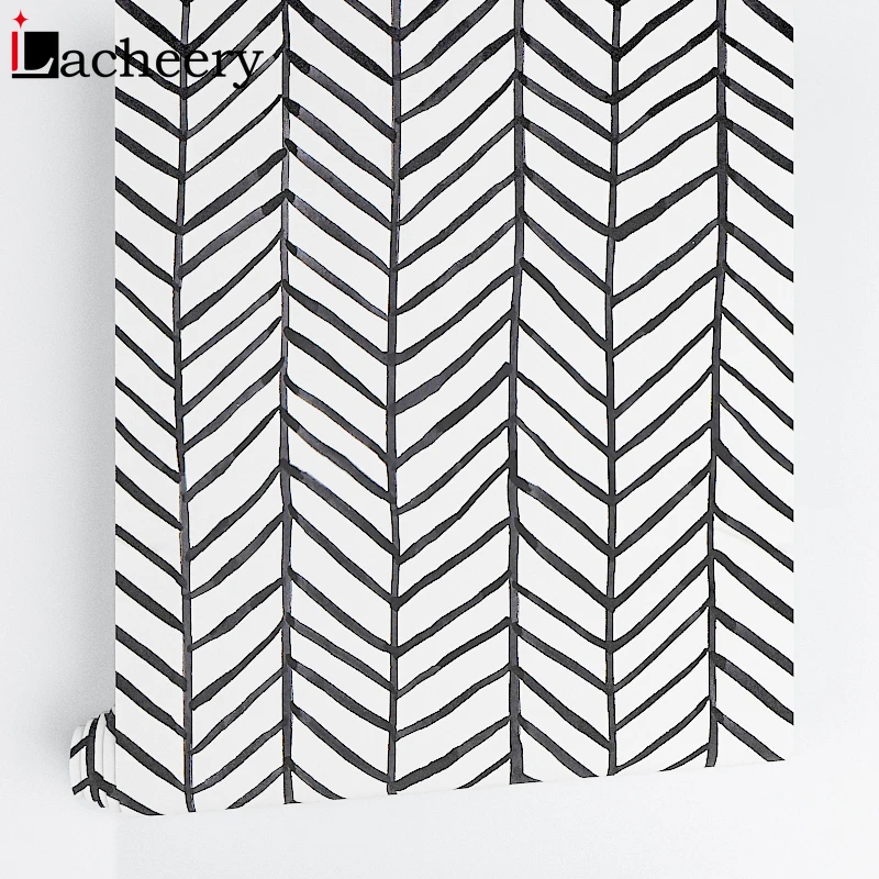 Современная самоклеящаяся бумага в полоску, настенная бумага в елочку, черно-белая, для детской, спальни, наклейки на стену
Современная самоклеящаяся бумага в полоску, настенная бумага в елочку, черно-белая, для детской, спальни, наклейки на стену