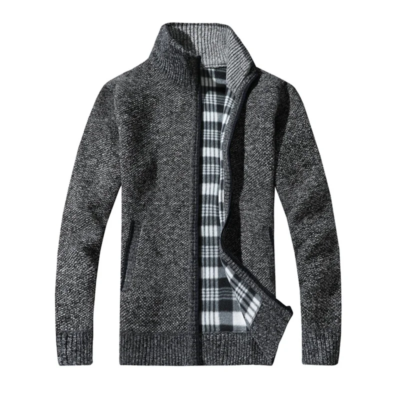 Men's Full Zip Up Cardigan Casual Slim-fit Knitted Thick Sweater Man Autumn and Winter Warm Outwear Male Clothes
Men's Full Zip Up Cardigan Casual Slim-fit Knitted Thick Sweater Man Autumn and Winter Warm Outwear Male Clothes