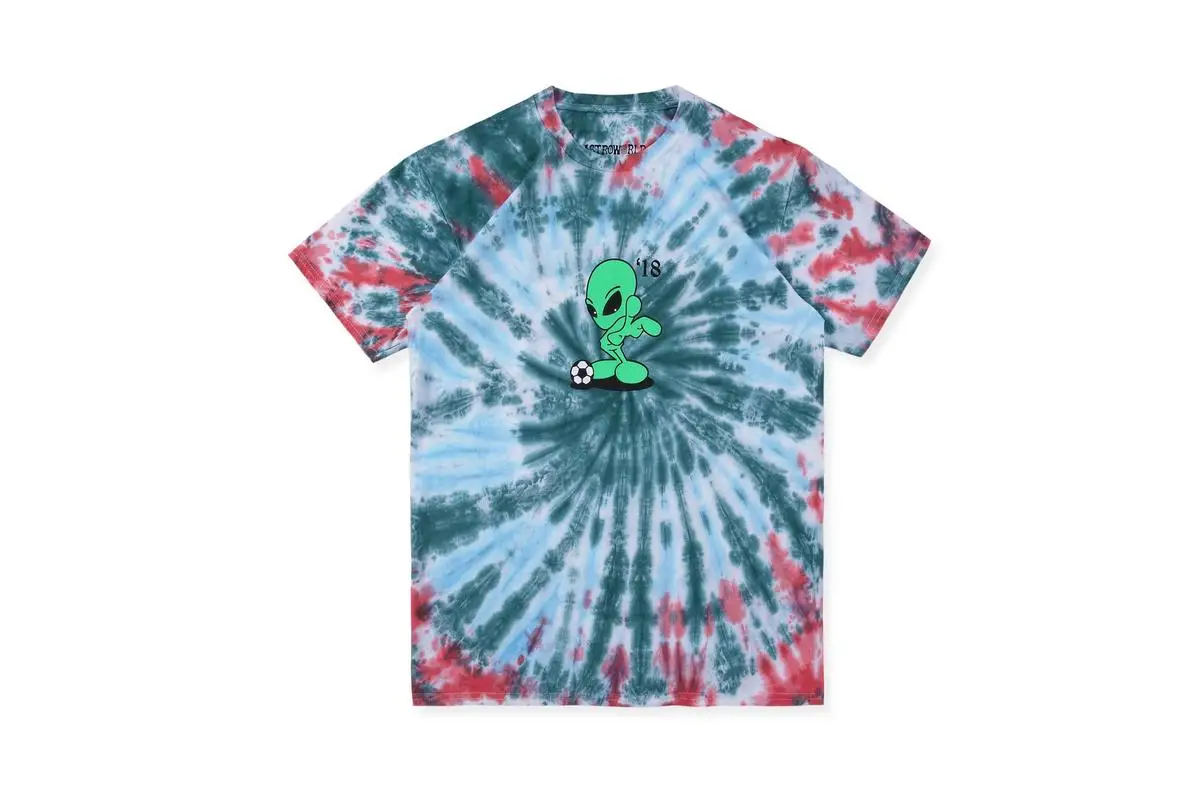 2020 Astroworld T shirts Men Women Alien Football Sport Print Tie Dye Astroworld T-shirt Streetwear Top tees Summer style
2020 Astroworld T shirts Men Women Alien Football Sport Print Tie Dye Astroworld T-shirt Streetwear Top tees Summer style