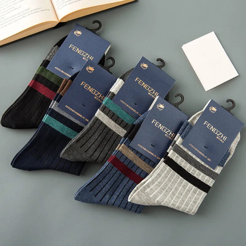 Новые модные мужские теплые носки без пятки на осень и зиму, Лидер продаж, хлопковые эластичные удобные носки в полоску высокого качества, о... 
Новые модные мужские теплые носки без пятки на осень и зиму, Лидер продаж, хлопковые эластичные удобные носки в полоску высокого качества, о...