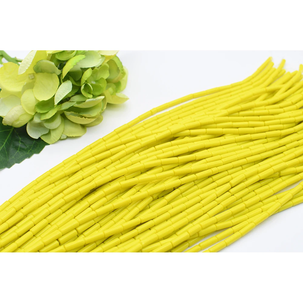 3 strands 12x4mm Natural Smooth Yellow jade Columnar shape stone Beads 15 "free delivery
3 strands 12x4mm Natural Smooth Yellow jade Columnar shape stone Beads 15 "free delivery