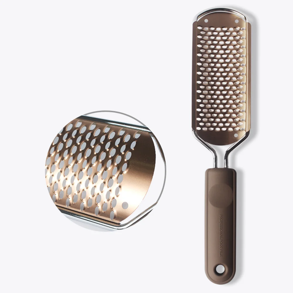 2pcs Pedicure Rasp Foot File Callus Dead Skin Remover Stainless Steel Foot Scrubber (Bronze)
2pcs Pedicure Rasp Foot File Callus Dead Skin Remover Stainless Steel Foot Scrubber (Bronze)