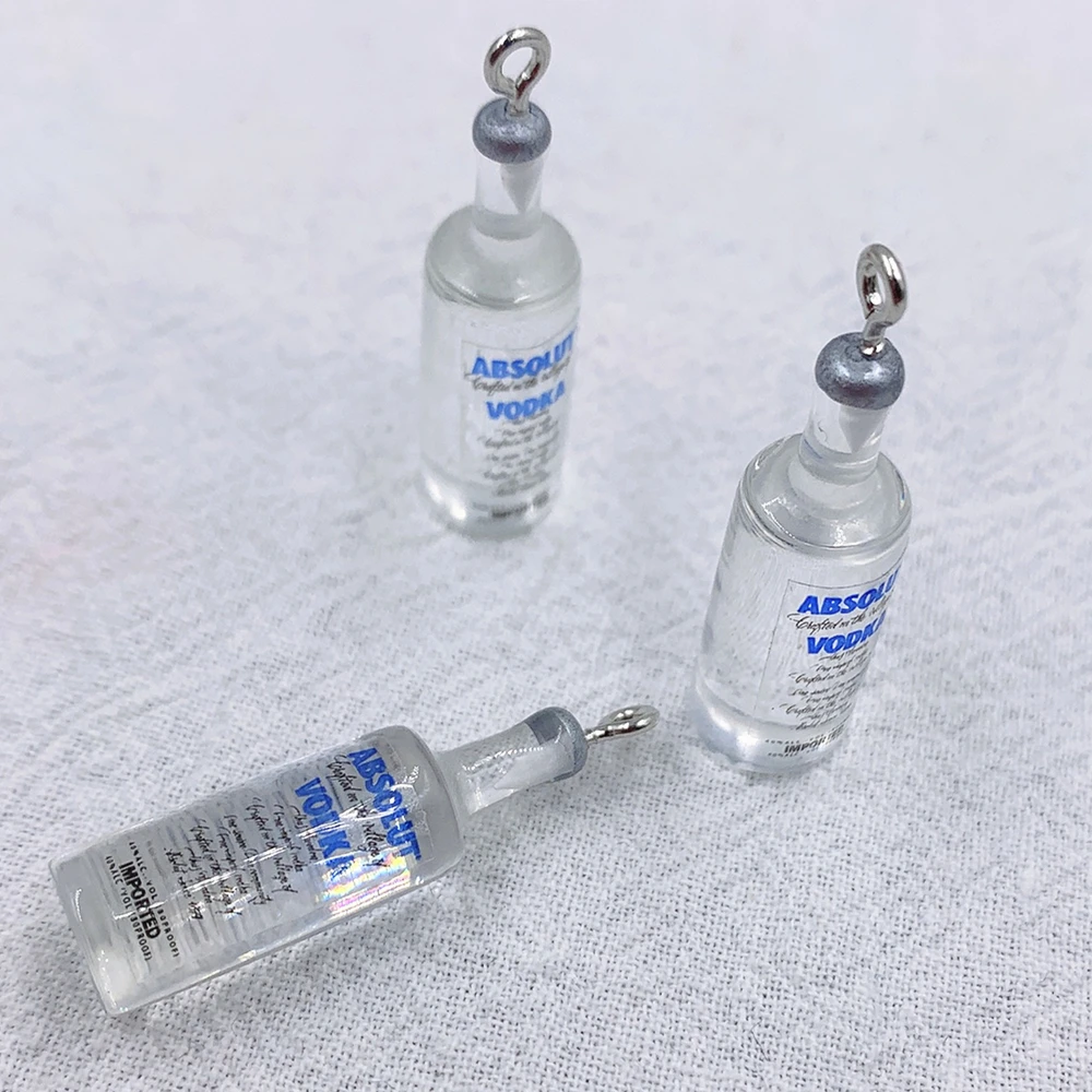 6pcs Water Bottle Charms Simulation vodka bottle Necklace Keychain Pendant DIY Making Accessories
6pcs Water Bottle Charms Simulation vodka bottle Necklace Keychain Pendant DIY Making Accessories