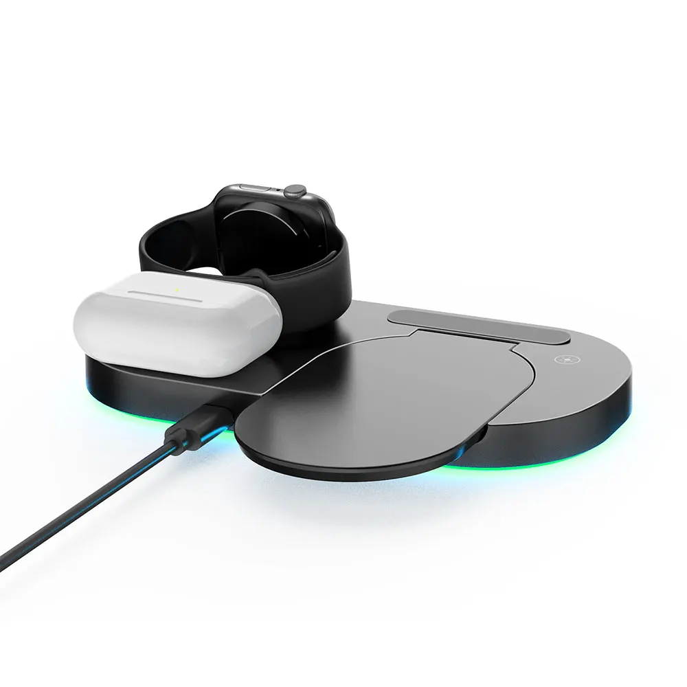 3 In 1 Qi Wireless Charger Stand 10W Fast Charging Dock Station For iPhone 12 11 XR X 8 For Earphone Watch
3 In 1 Qi Wireless Charger Stand 10W Fast Charging Dock Station For iPhone 12 11 XR X 8 For Earphone Watch