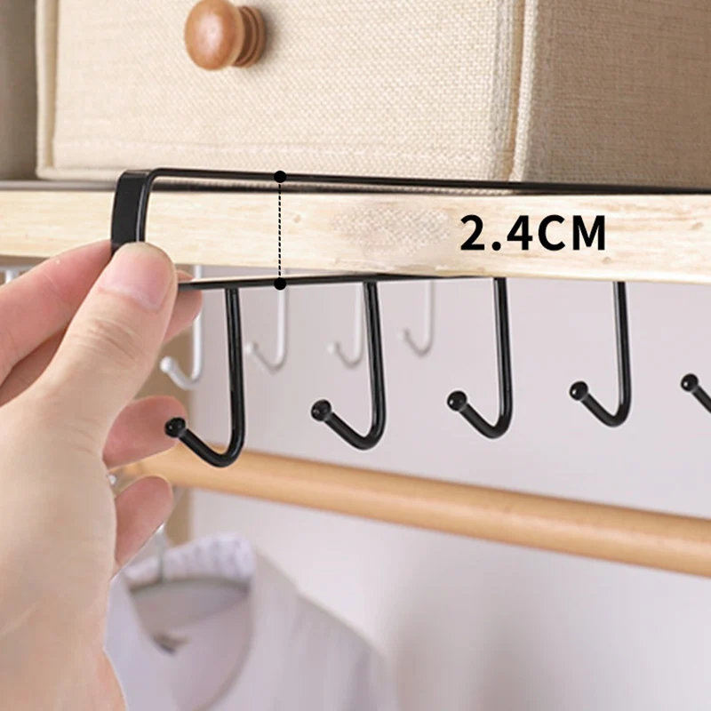 New Kitchen Hanging Hook Rack Non-Marking Nail-Free Iron Storage Rack For Kitchen Cabinet Accessories SCI88
New Kitchen Hanging Hook Rack Non-Marking Nail-Free Iron Storage Rack For Kitchen Cabinet Accessories SCI88
