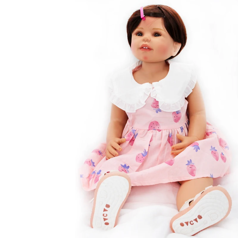 28 Inch 70cm Full Silicone Reborn Baby Doll Joints Toddlers Realistic Model Art Collection Simulation Toys Children's Playmate
28 Inch 70cm Full Silicone Reborn Baby Doll Joints Toddlers Realistic Model Art Collection Simulation Toys Children's Playmate