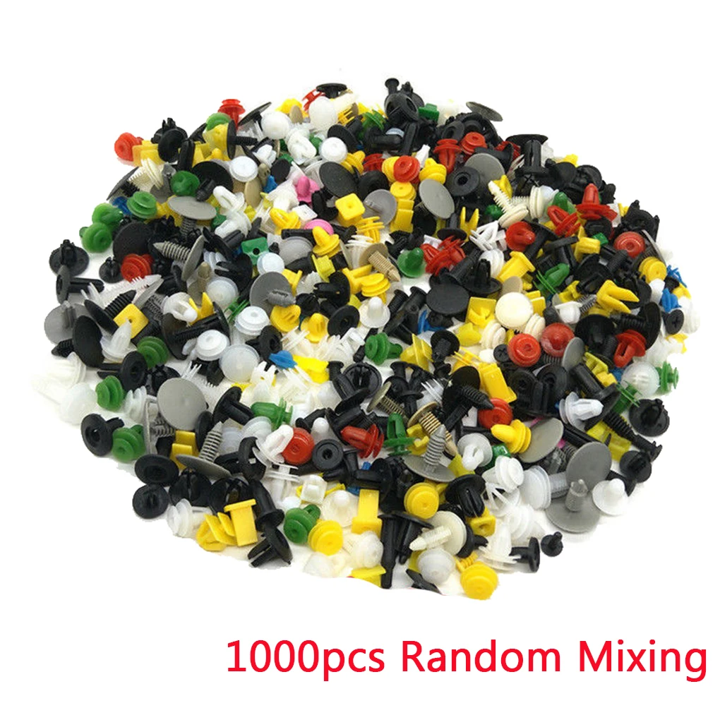 1000pcs/set Automotive Plastic Rivet Car Fender Bumper Interior Trim Push Pin Clips Kit Car Accessories With 6 Inch Tool
1000pcs/set Automotive Plastic Rivet Car Fender Bumper Interior Trim Push Pin Clips Kit Car Accessories With 6 Inch Tool