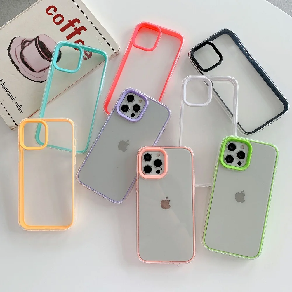 Candy Color Bumper Shockproof Phone Case For iPhone 13 11 12 Pro Max XS X XR 7 8 Plus SE 2020 Mini 3 In 1 Soft TPU+PC Back Cover
Candy Color Bumper Shockproof Phone Case For iPhone 13 11 12 Pro Max XS X XR 7 8 Plus SE 2020 Mini 3 In 1 Soft TPU+PC Back Cover