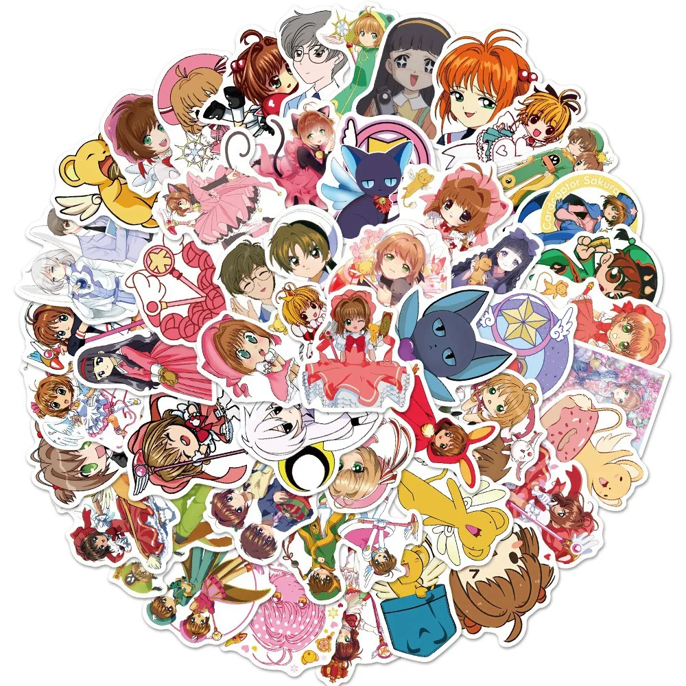 50Pcs Card Captor Sakura Stickers Cartoon Waterproof Anime Sticker Skateboard Bicycle Laptop Classic Graffiti Decals Kid Gift
50Pcs Card Captor Sakura Stickers Cartoon Waterproof Anime Sticker Skateboard Bicycle Laptop Classic Graffiti Decals Kid Gift