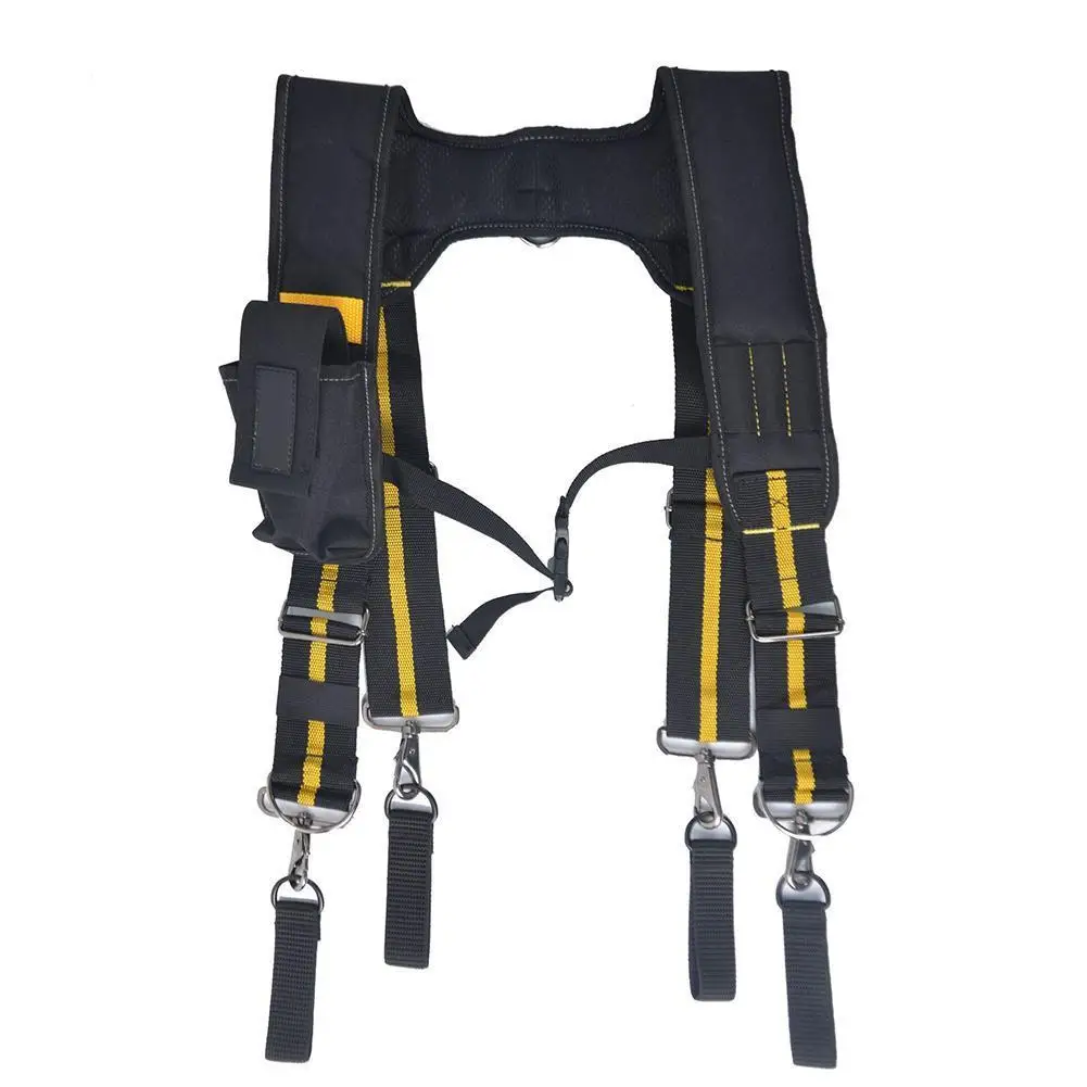 Adjustable Padded Heavy Duty Work Tool Belt Braces Suspenders With 4 Support Loops For Reducing Waist Weight Tool Pouch
Adjustable Padded Heavy Duty Work Tool Belt Braces Suspenders With 4 Support Loops For Reducing Waist Weight Tool Pouch