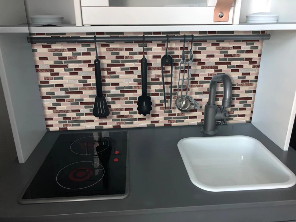 WODECOR Peel and Stick Self Adhesive Removable Stick On Kitchen Backsplash 3D Wall Tiles for Bathroom,simple and modern style
WODECOR Peel and Stick Self Adhesive Removable Stick On Kitchen Backsplash 3D Wall Tiles for Bathroom,simple and modern style