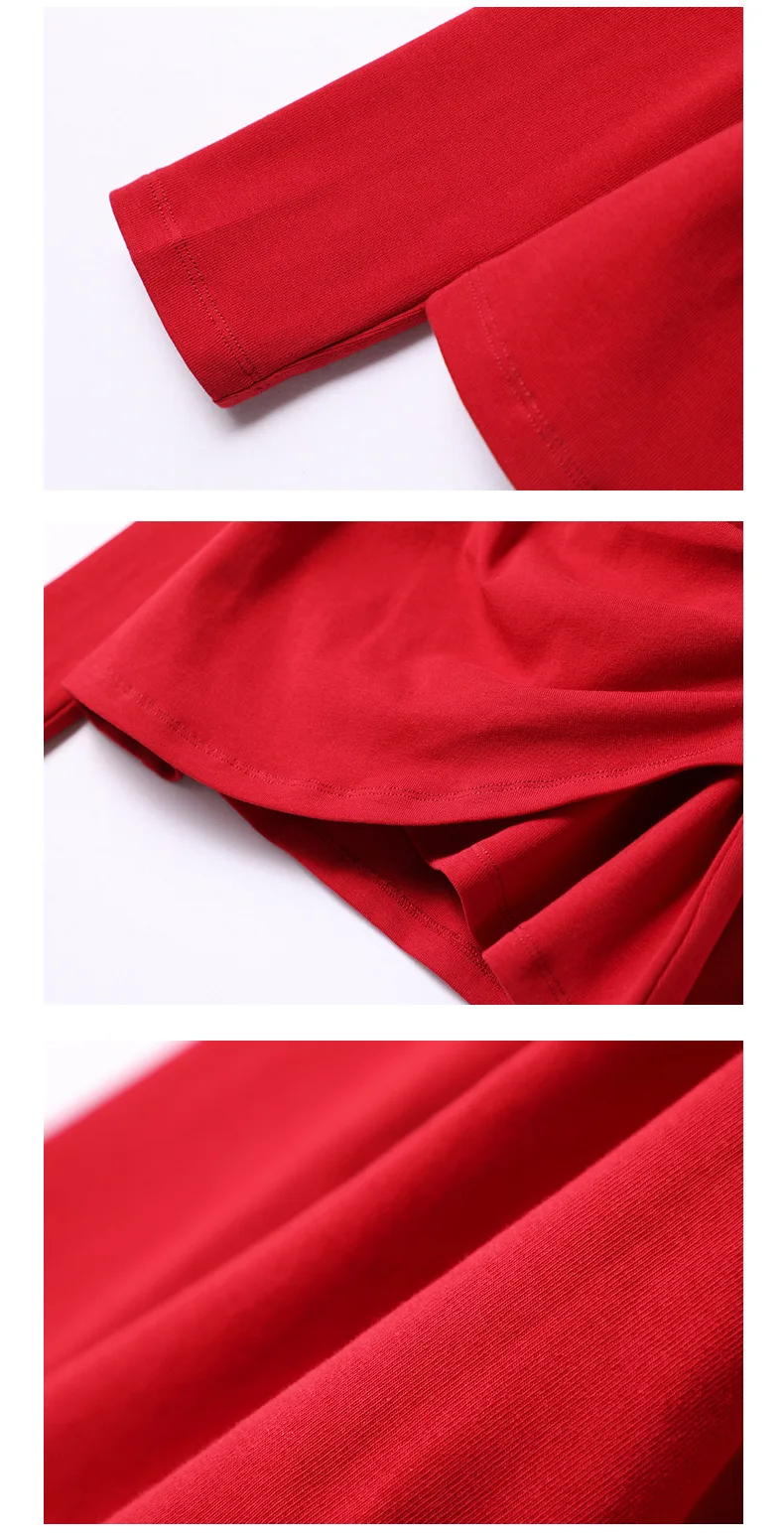 2020 New Autumn And Winter New Solid Color V Neck T-shirt Red Long-sleeve Loose Casual Sexy Fashion Top T Shirts AE0085
2020 New Autumn And Winter New Solid Color V Neck T-shirt Red Long-sleeve Loose Casual Sexy Fashion Top T Shirts AE0085