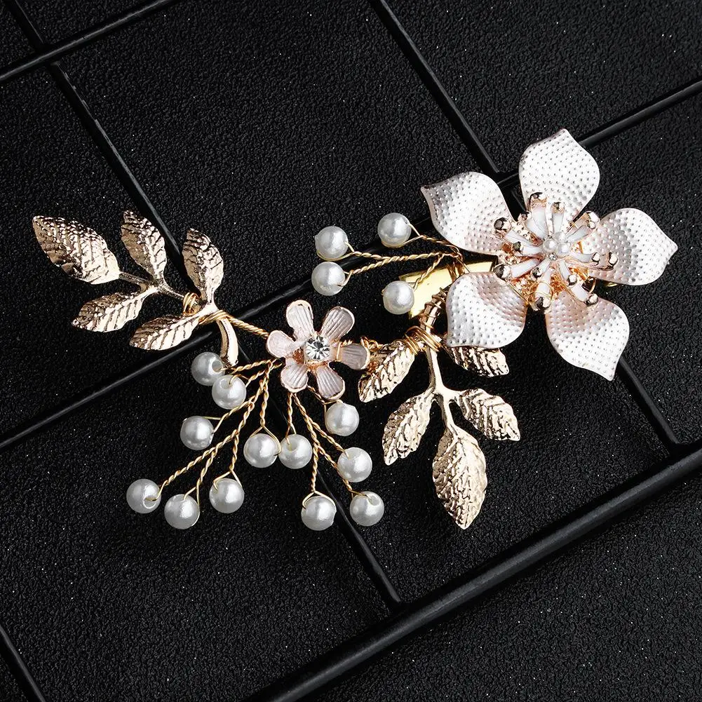 Fashion Wedding Prom Flower Branch Faux Pearl Alligators Hairpin Bridal Hair Clip
Fashion Wedding Prom Flower Branch Faux Pearl Alligators Hairpin Bridal Hair Clip